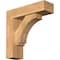 Ekena Millwork Imperial Block Smooth Bracket w/ Offset Brace, Western Red Cedar, 5 1/2"W x 18"D x 18"H BKT0604X18X18IMP05SWR - alternate 1